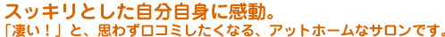 �X�b�L���Ƃ��������Ɋ����B�����Ǝv�킸���R�~�������Ȃ�A�b�g�z�[���ȃT�����ł�